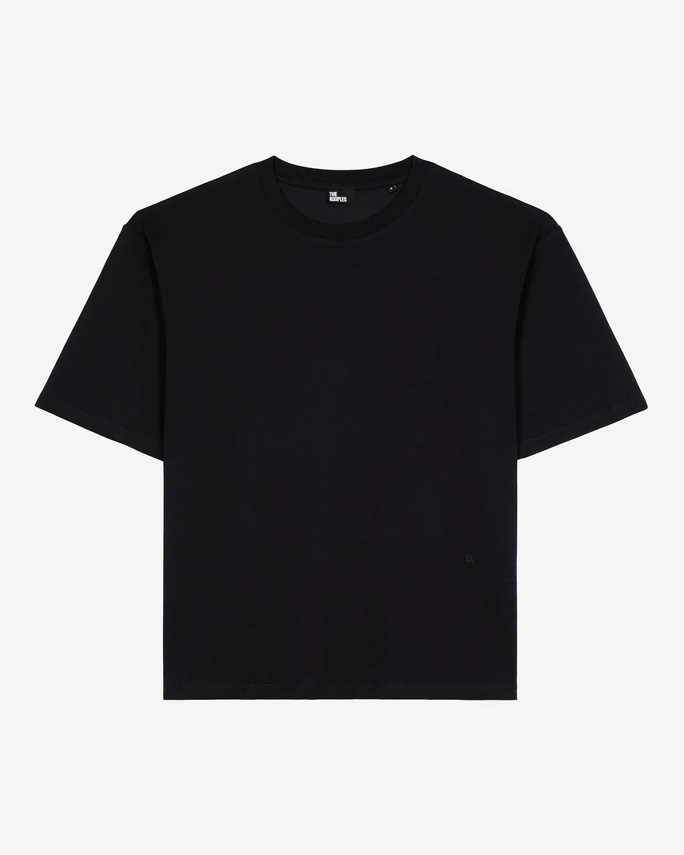 MIXED LARGE PLAIN NAVY BLUE T-SHIRT - 1