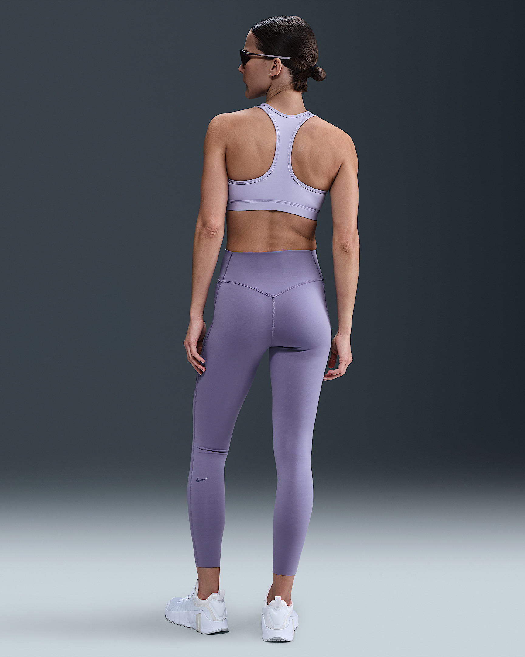 Nike Universa Women's Medium-Support High-Waisted 7/8 Leggings with Pockets - 4