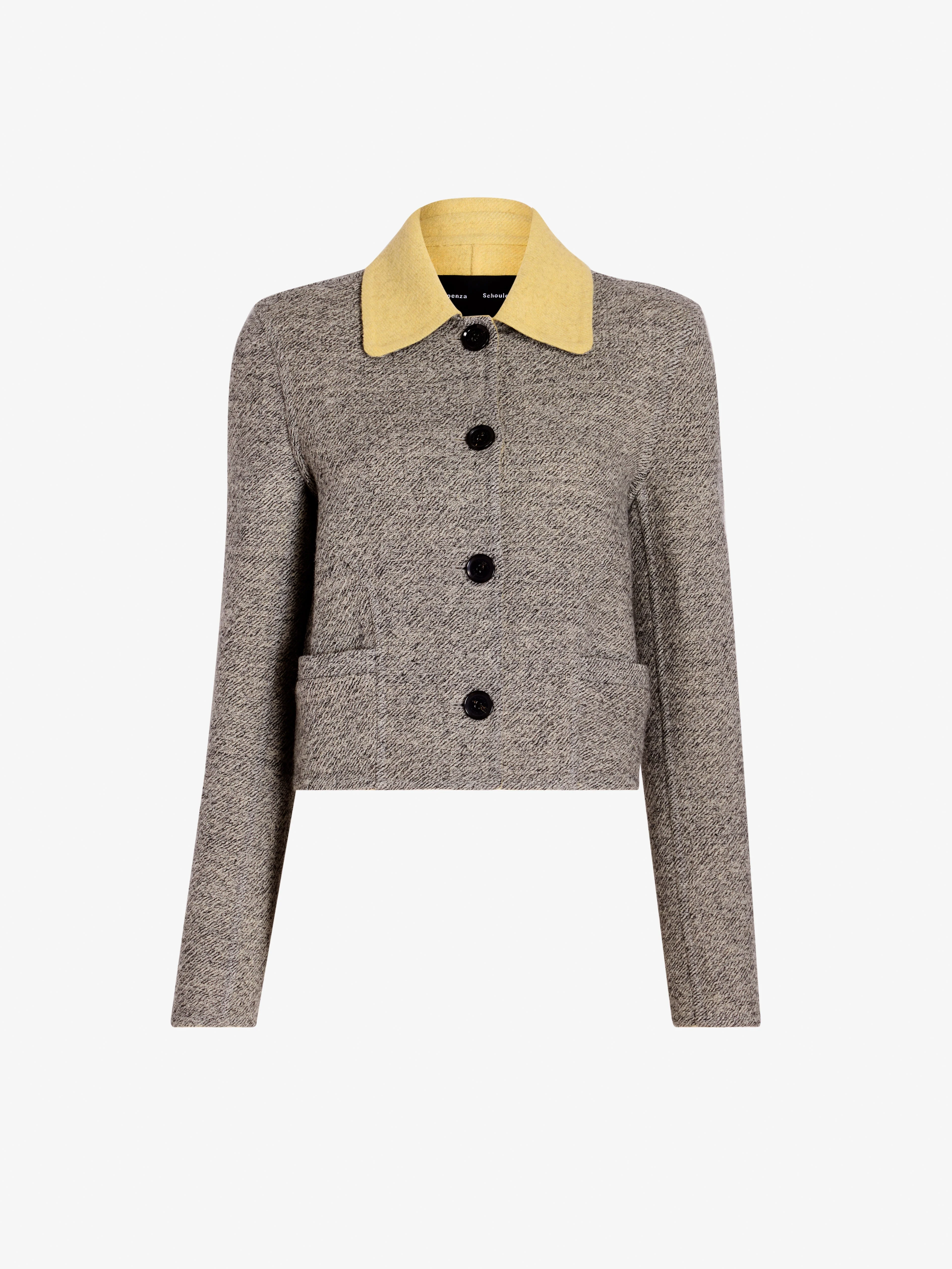 Gaelle Jacket in Double Face Melange Outerwear - 1