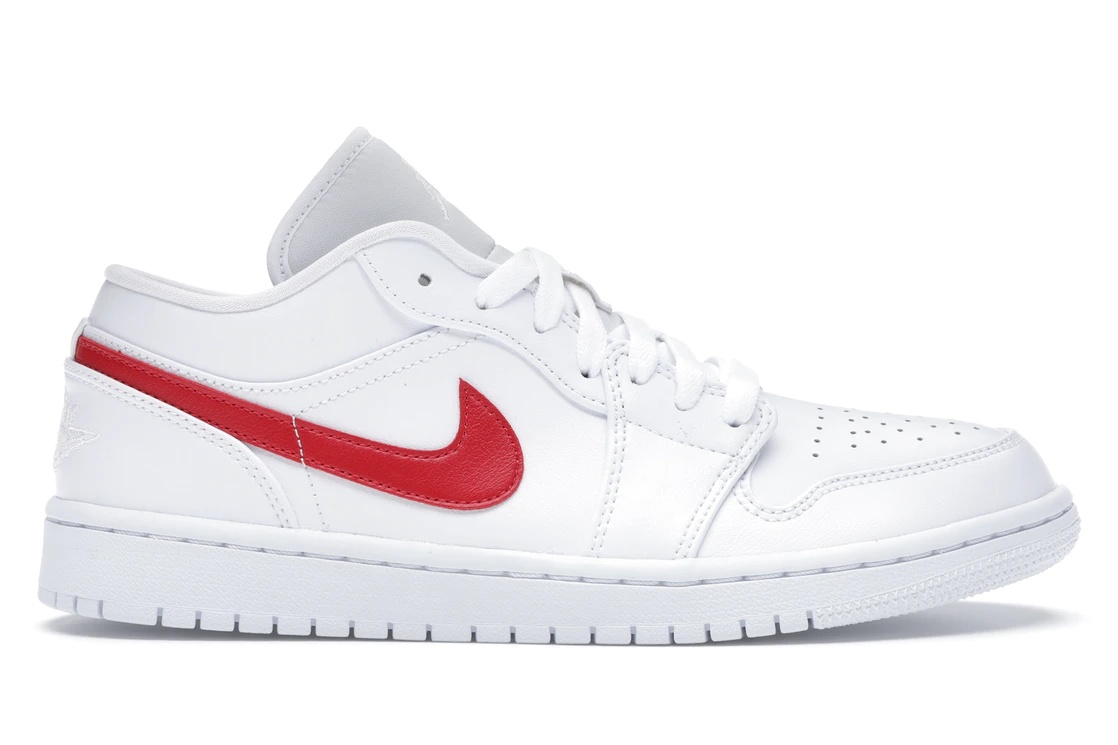 Jordan 1 Low White University Red (W) - 1