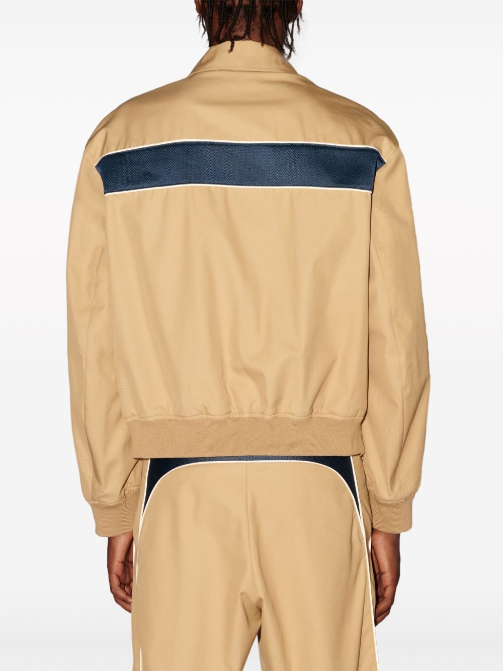 striped cotton jacket - 4