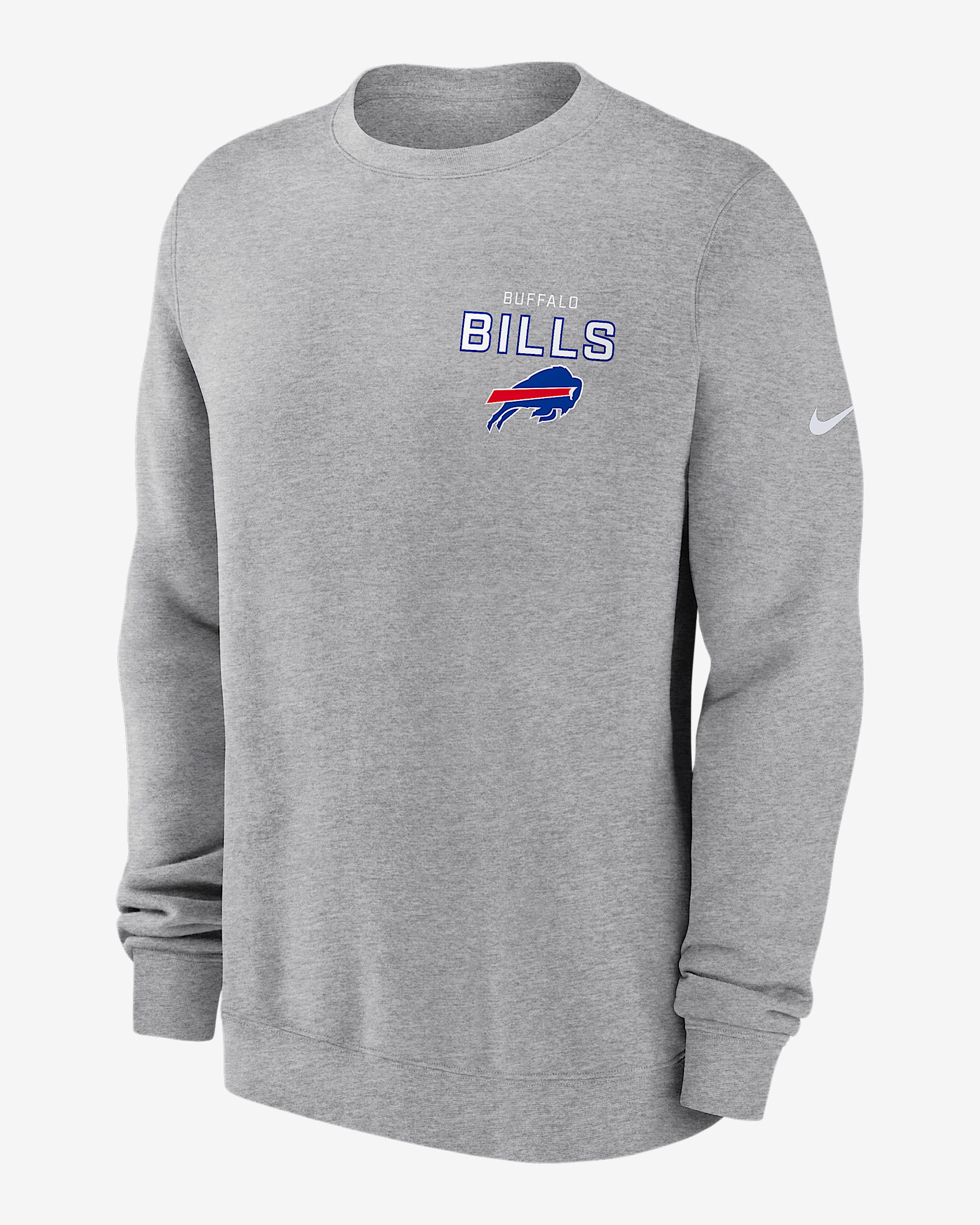 Buffalo Bills Draw Block Club Men's Nike NFL Pullover Crew - 1