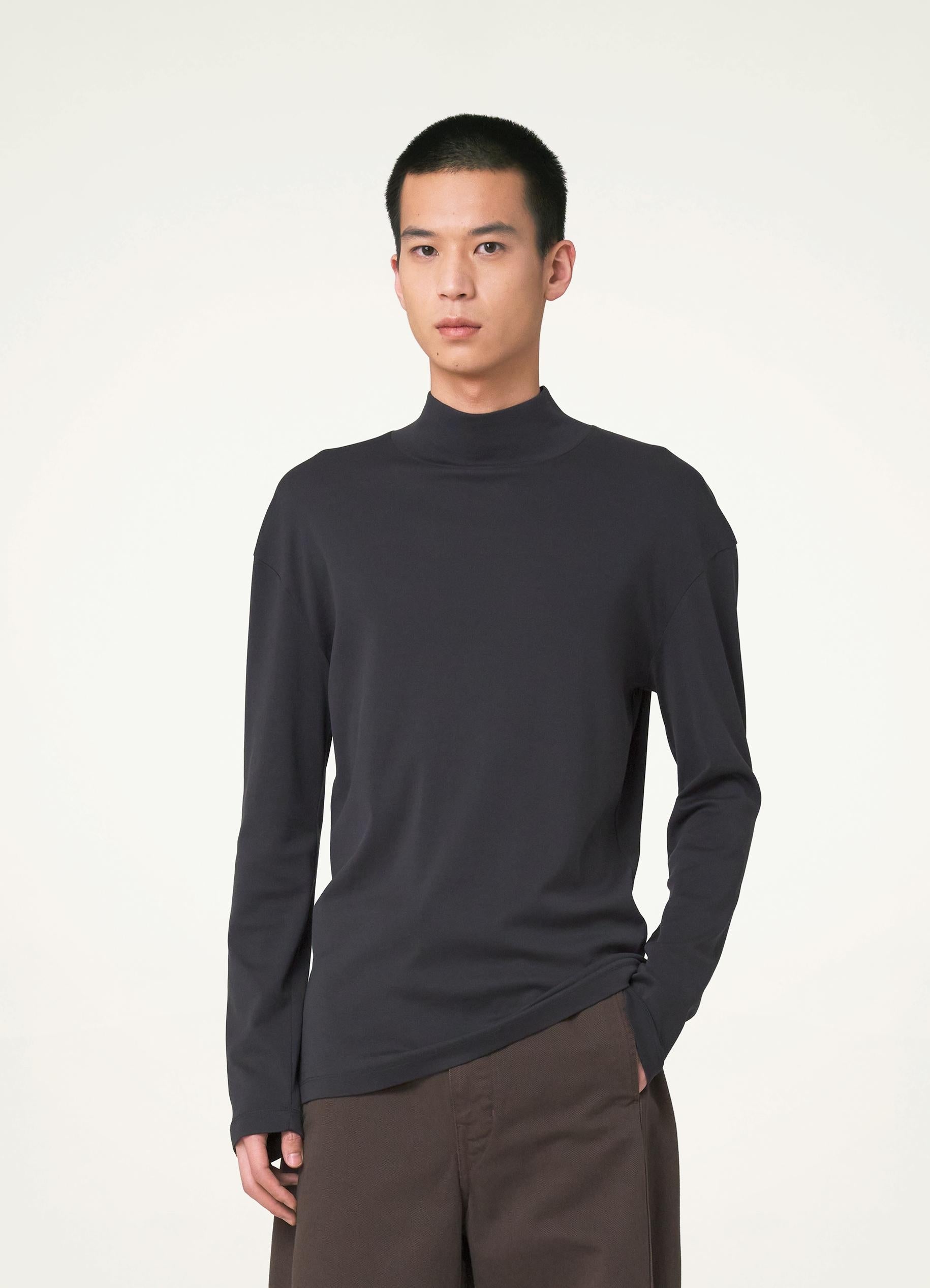 LONG SLEEVE RIB TURTLENECK - 2