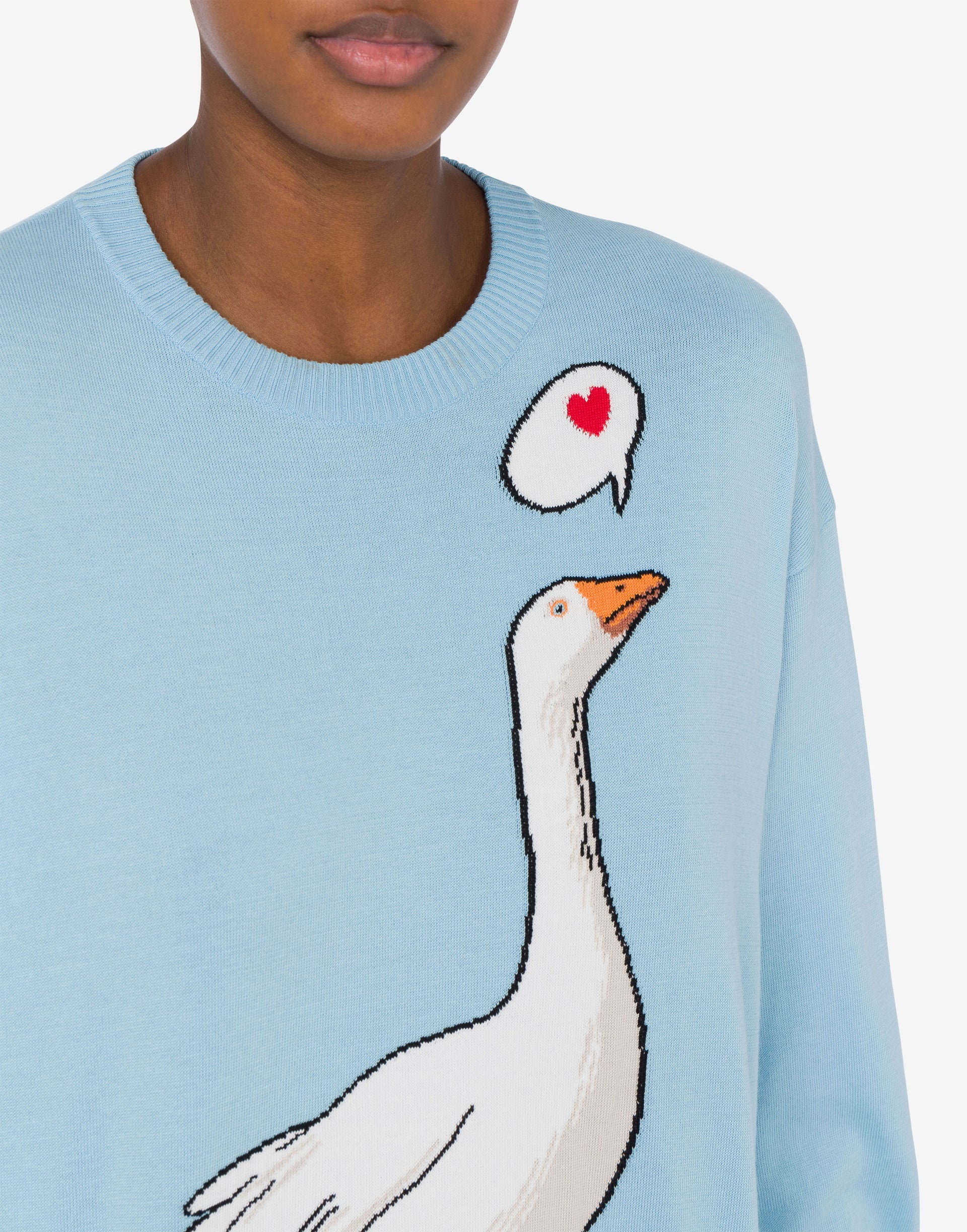 COTTON PULLOVER GOOSE - 3