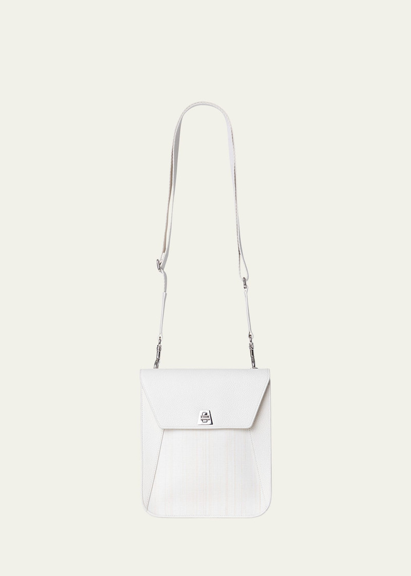 AKRIS Anouk Small Horsehair Messenger Bag outlook