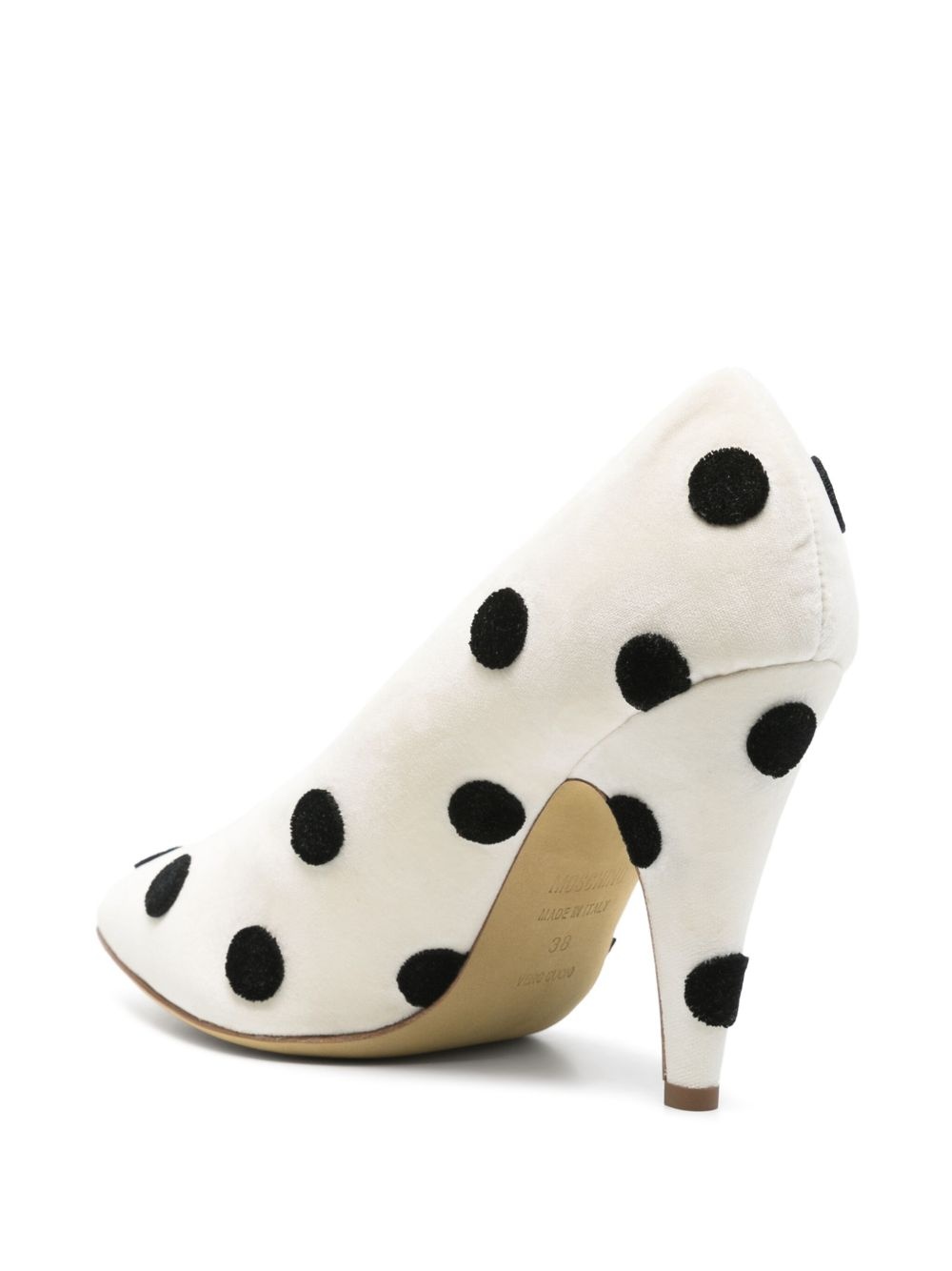 100mm polka-dot pumps - 3