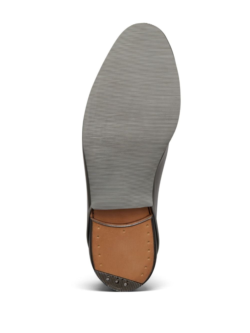 detachable transparent-panel oxford shoes - 5