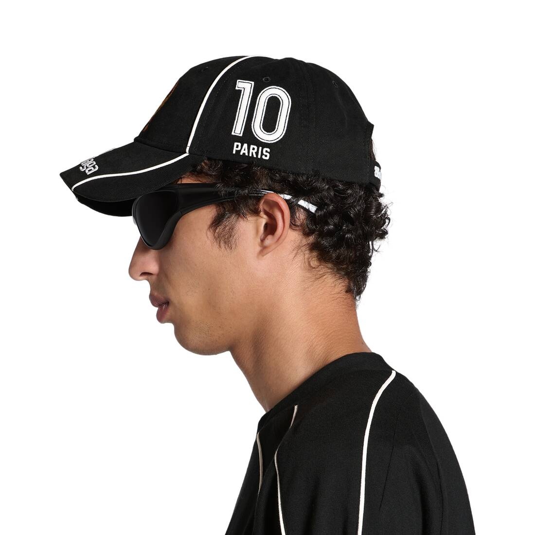 Paris Soccer Cap in Black - 6