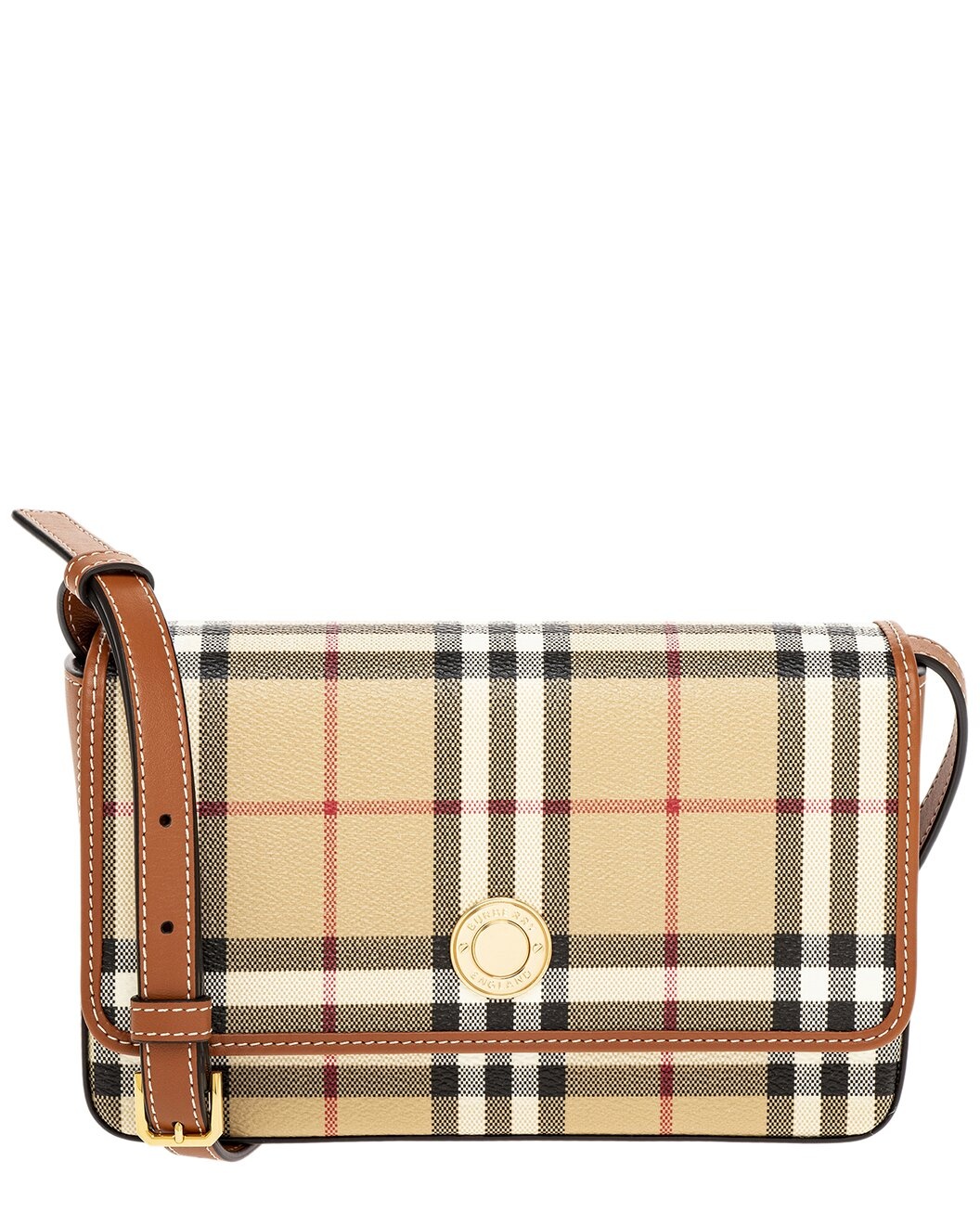 Burberry Hampshire Canvas & Leather Crossbody - 1