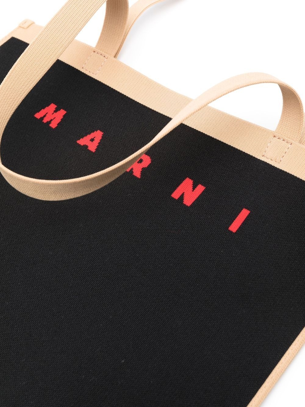 logo-print detail tote bag - 4