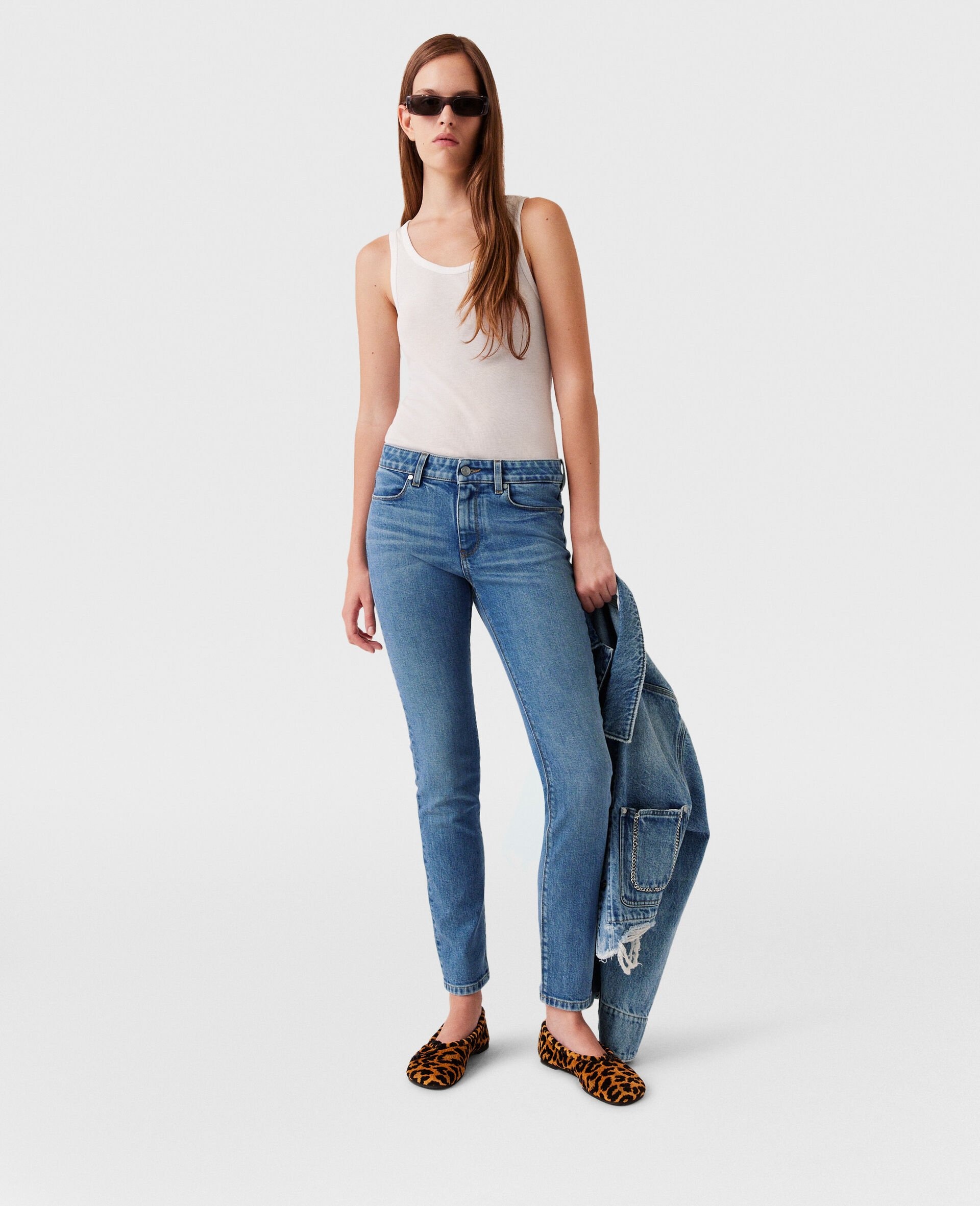 Cropped Skinny Jeans - 2
