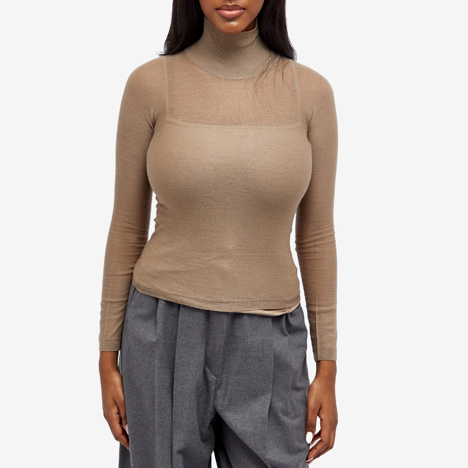 Max Mara High Neck Knitted Top - 2