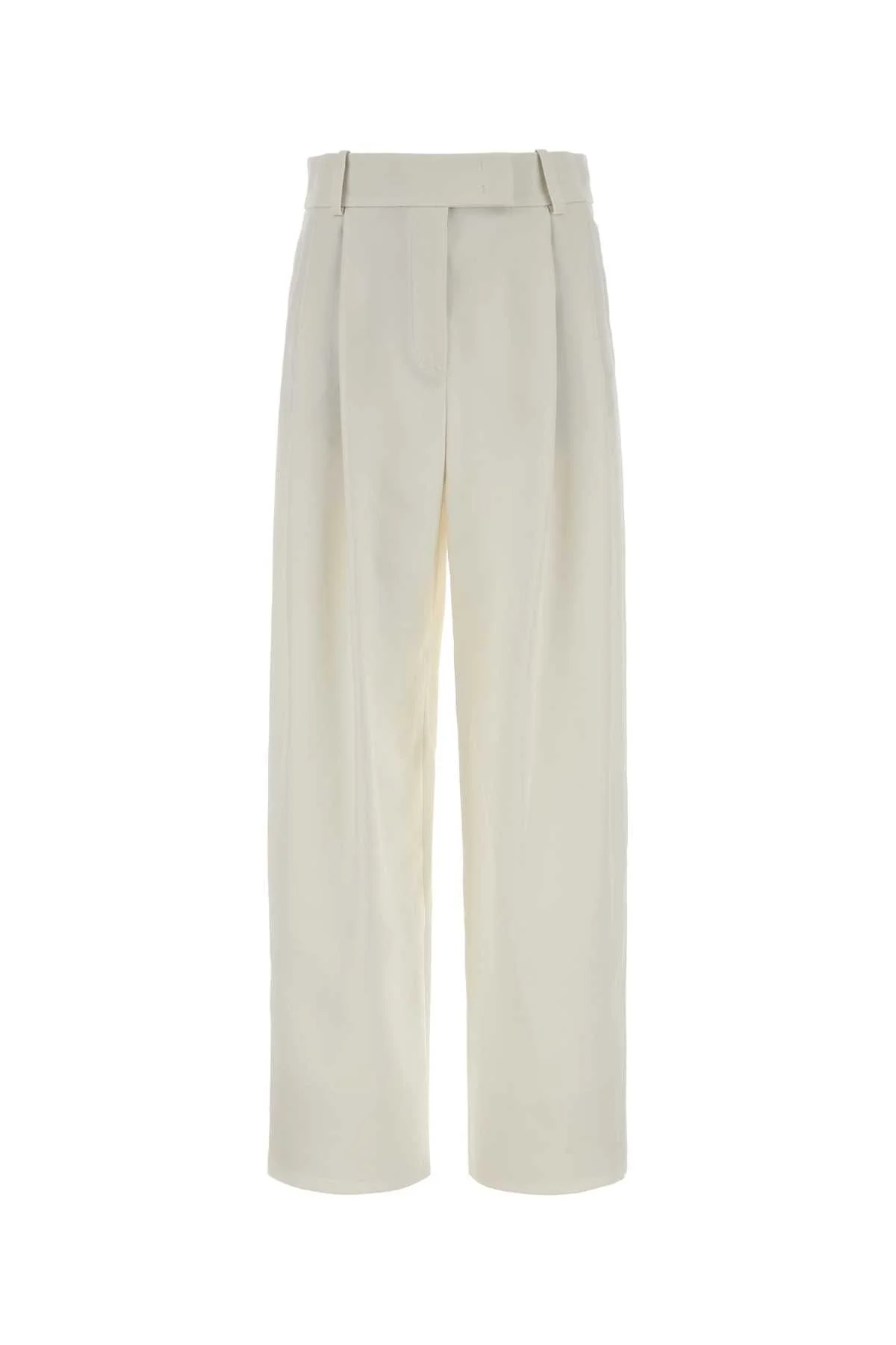 Giorgio Armani Women White Silk Pant - 1