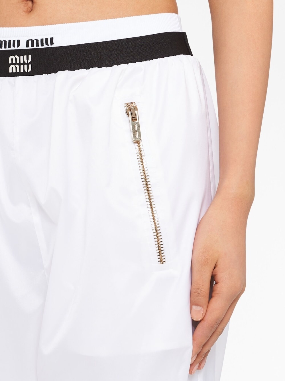 Miu Miu Logo Waistband Track Pants - Farfetch