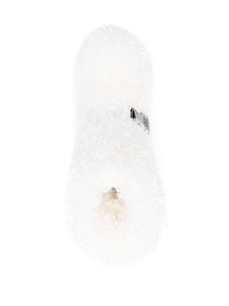 buckled faux-fur boots 4