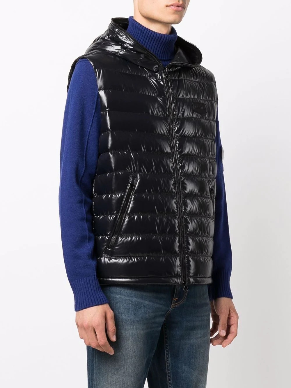 quilted down gilet - 3