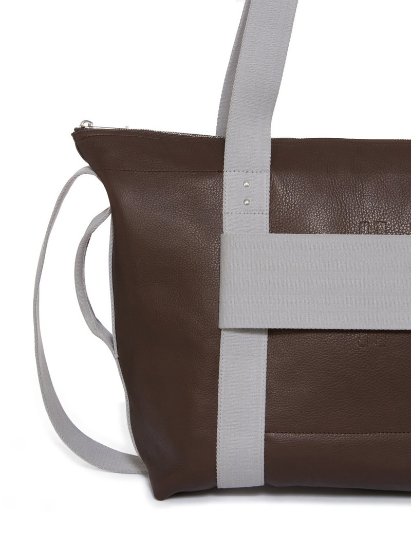 Trolley Leather Tote Bag 7