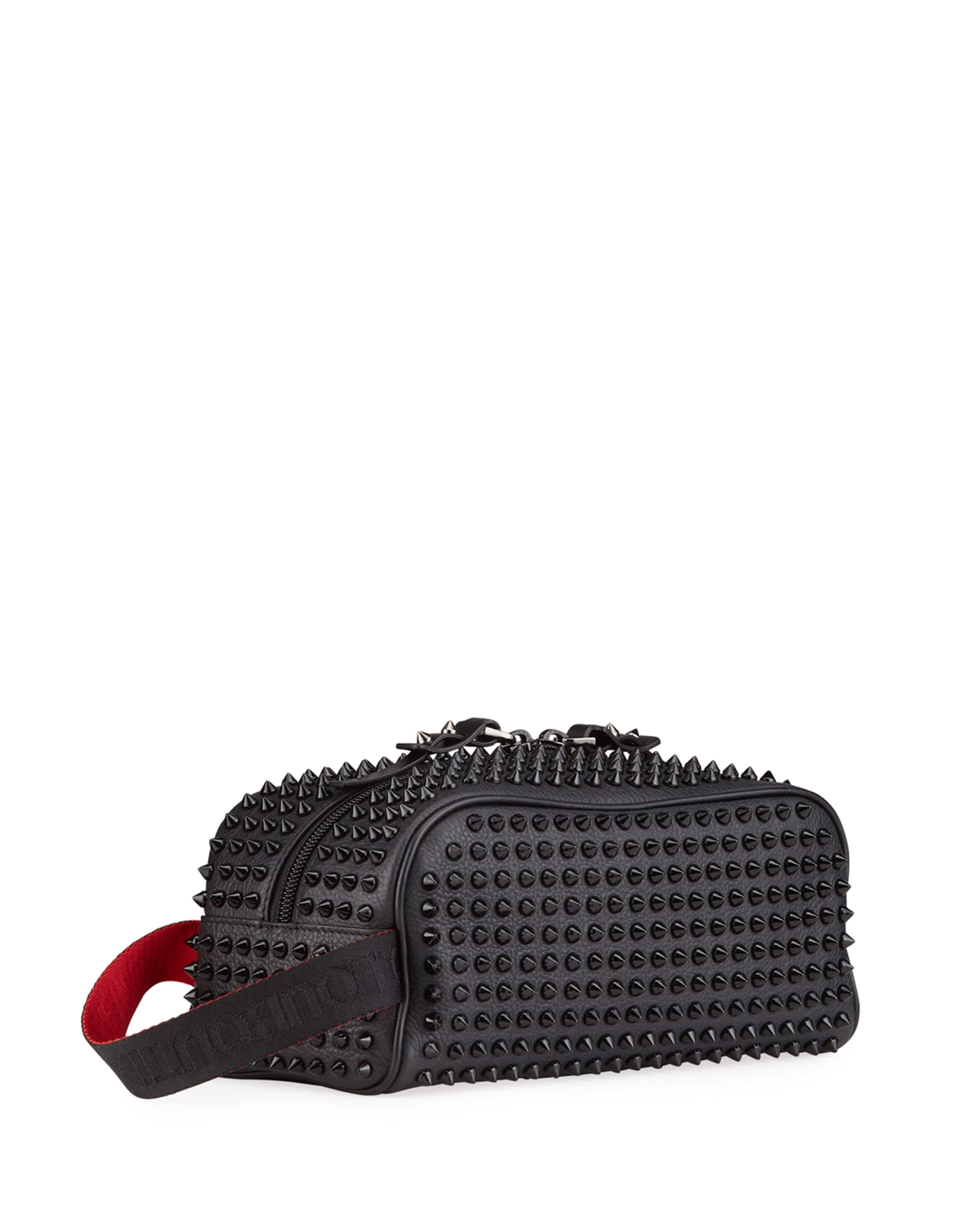 正規 CHRISTIAN LOUBOUTIN BLASTER Bag 1 Blaster - Pouch - Calf leather - Black - Christian Louboutin