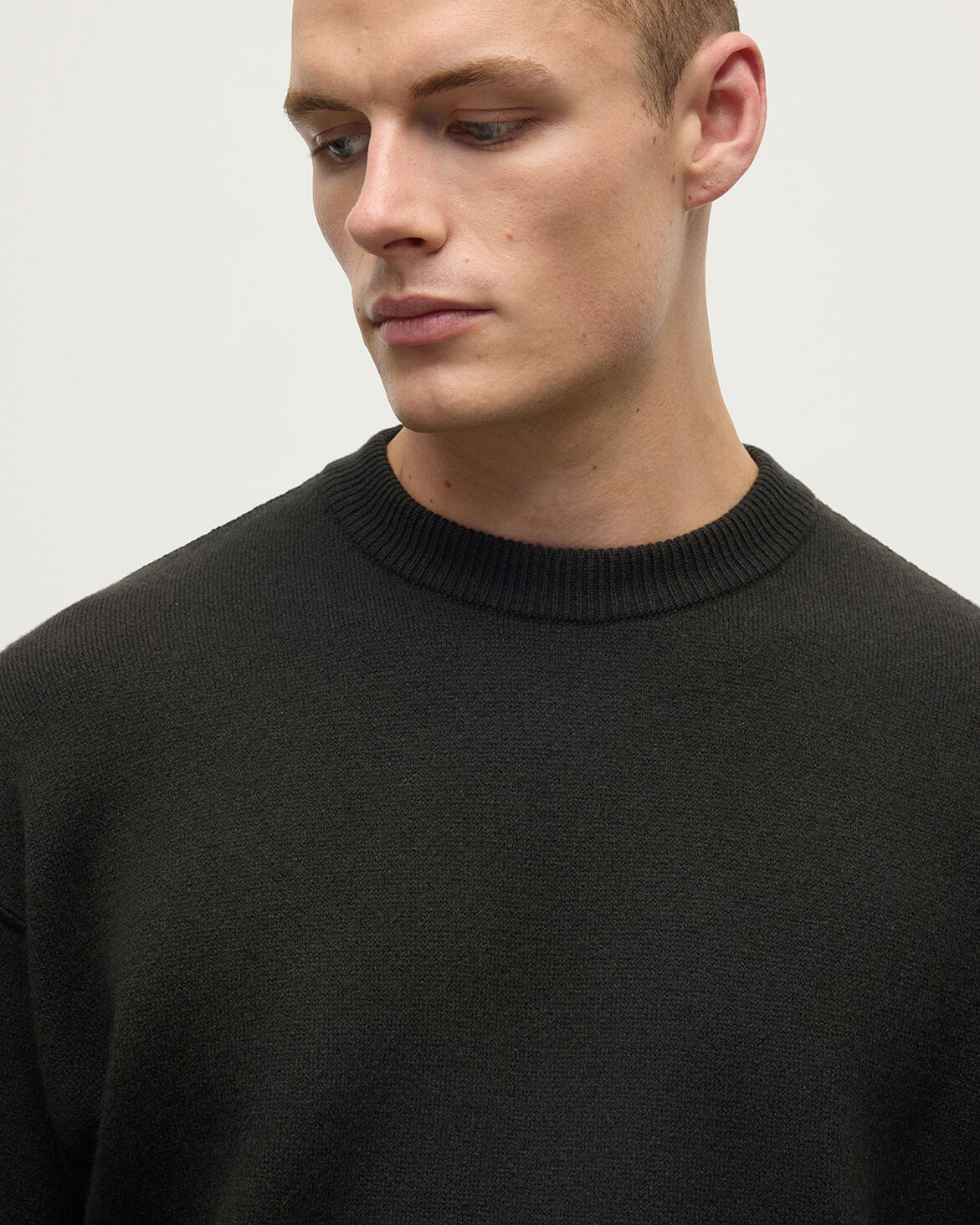 Double Faced Grey Sweatshirt - 5