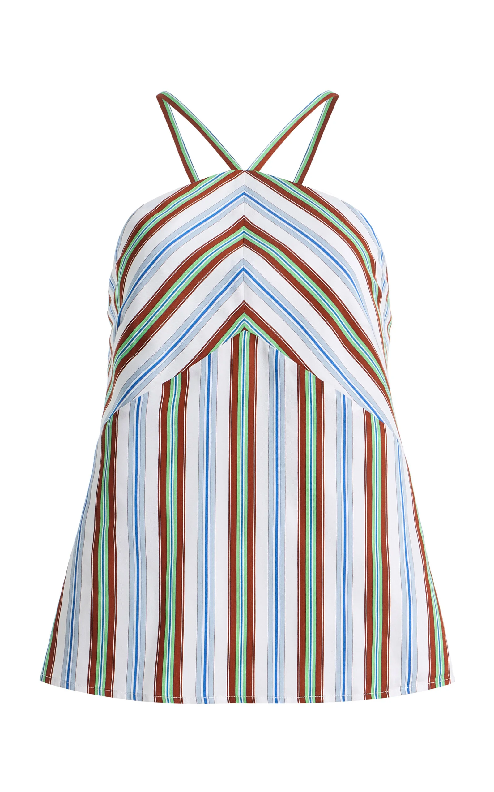 Call Me Maybe Striped Halter Top stripe - 1