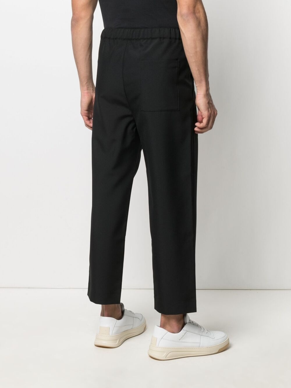 drawstring-waist trousers - 4