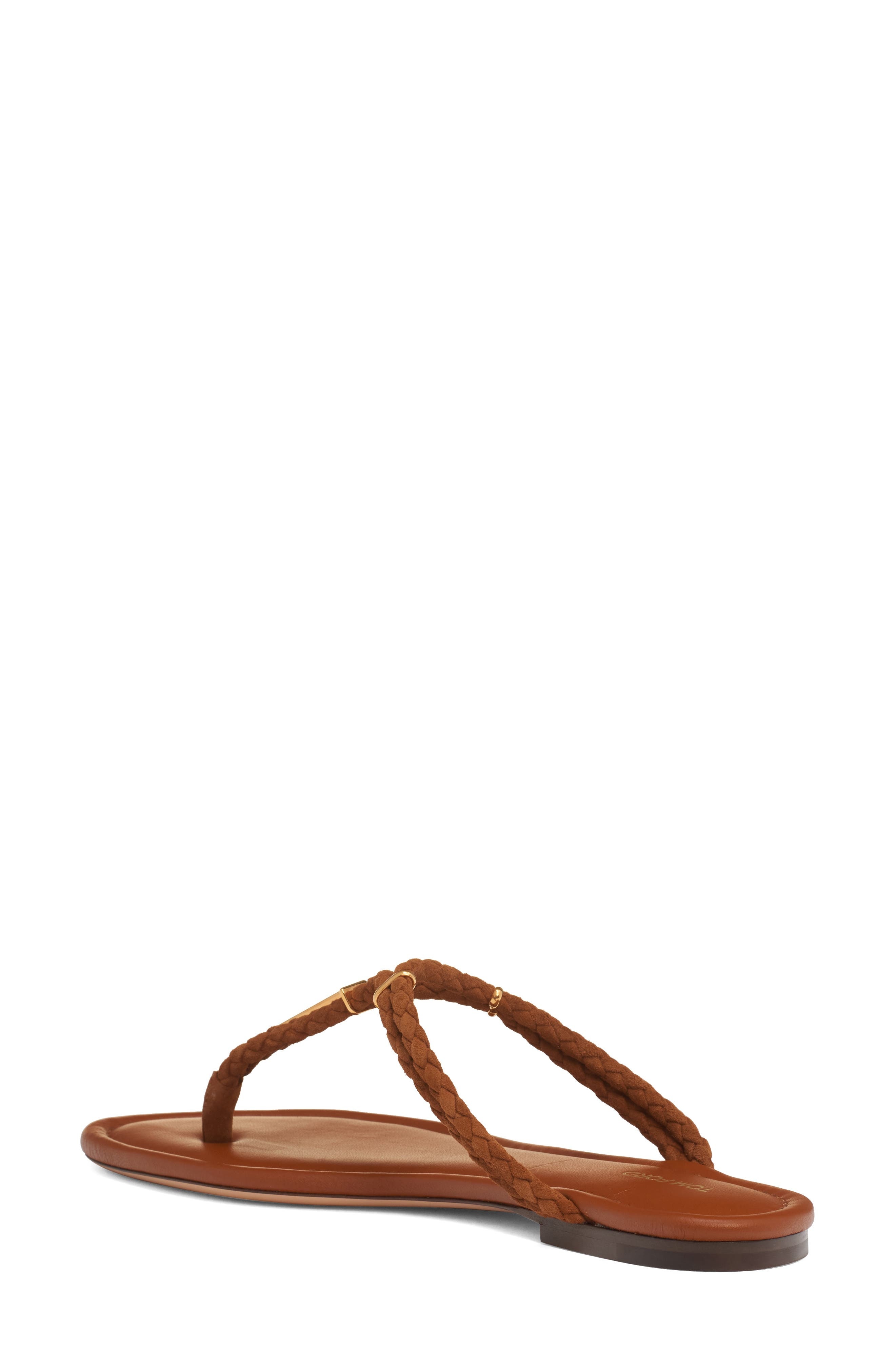TOM FORD Lily Flip Flop in 1B054 Pecan at Nordstrom - 2