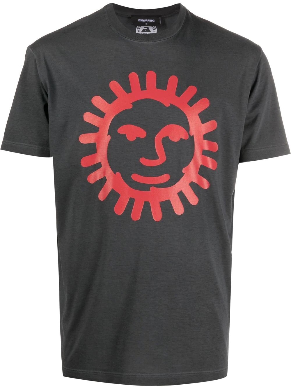 sun-print cotton T-shirt - 1