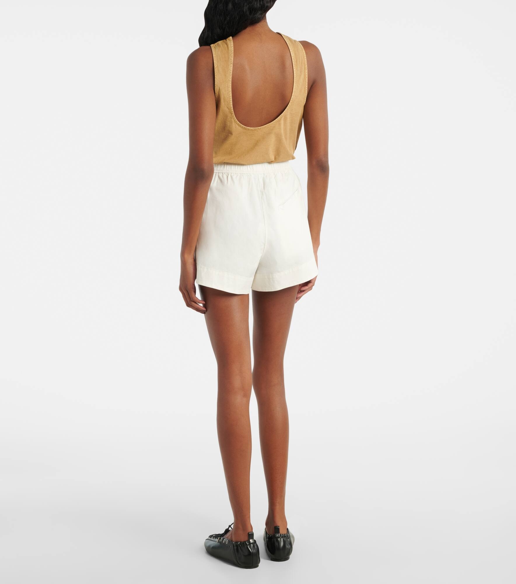 Cotton-blend shorts - 3
