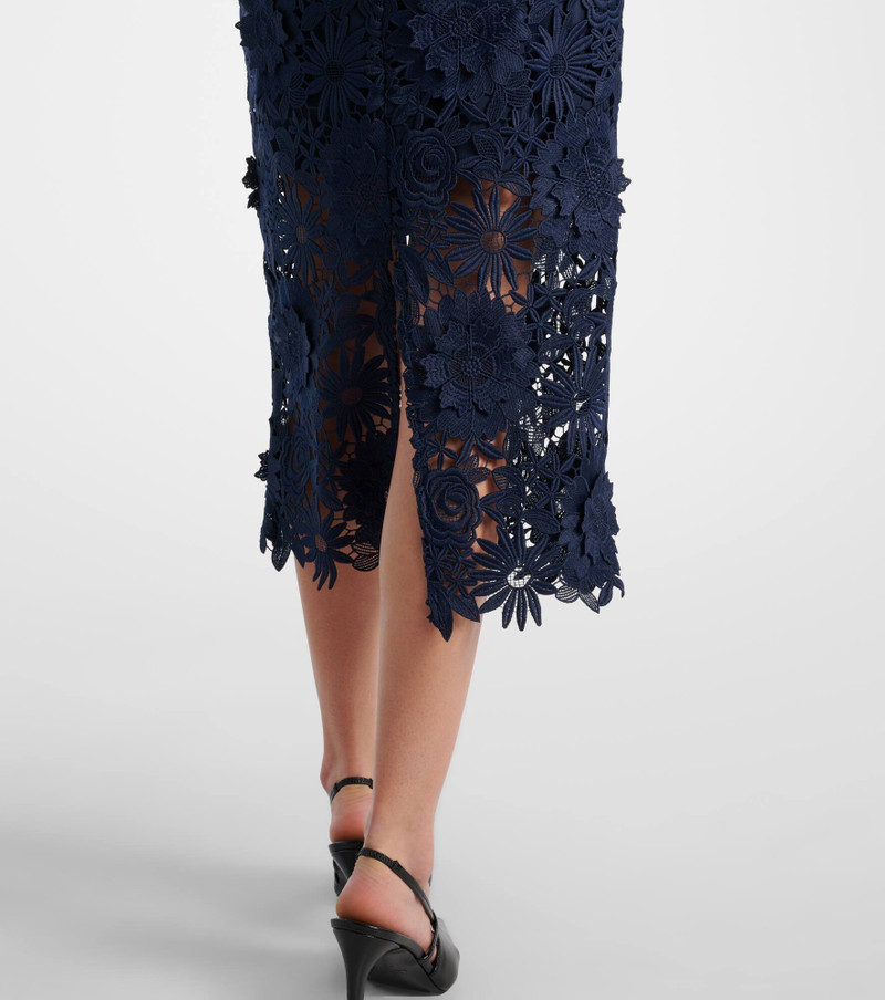 Guipure lace midi skirt 5