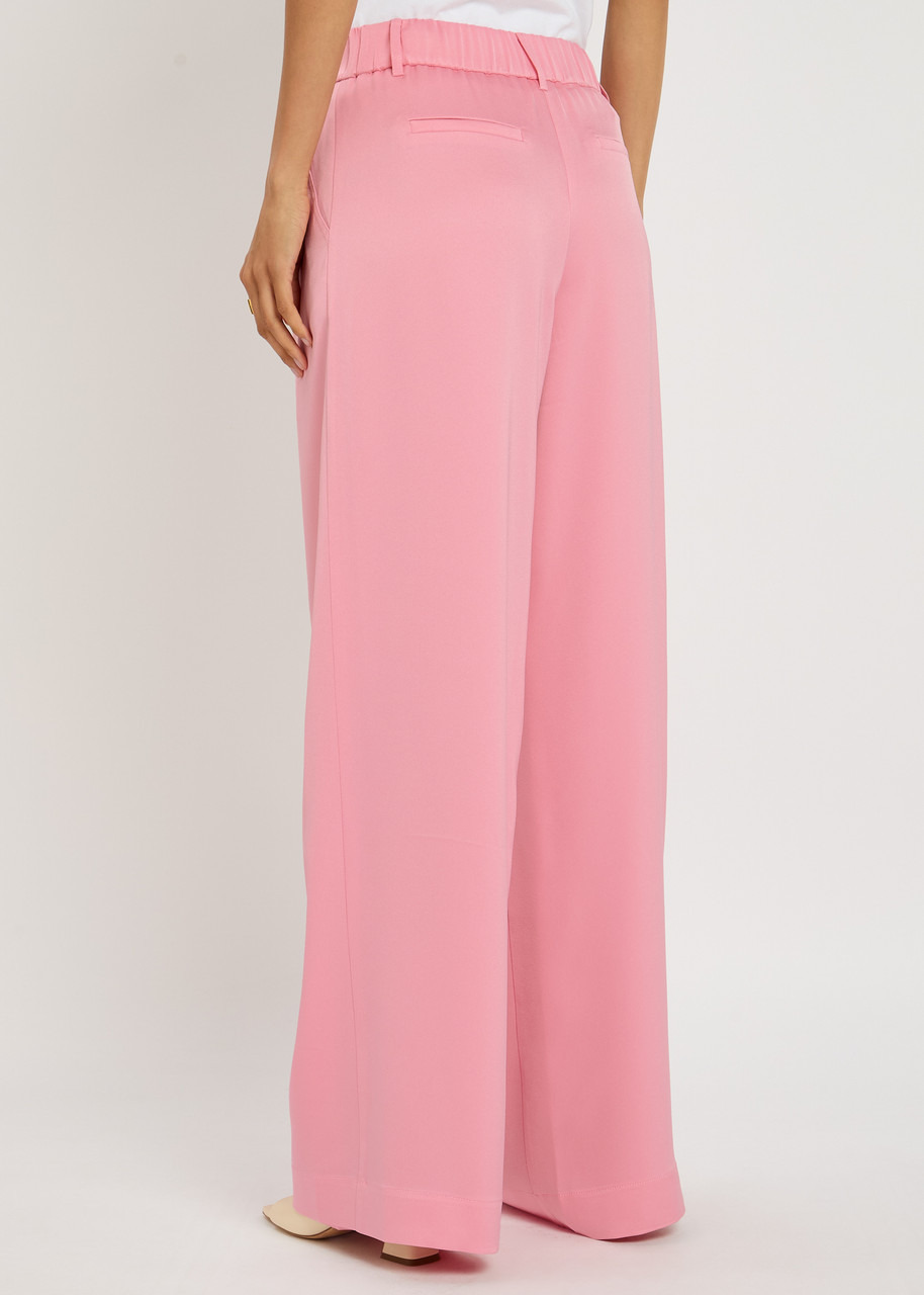 Simkhai Malcolm Wide-leg Satin Trousers - 3