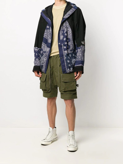 Readymade bandana print panelled jacket outlook