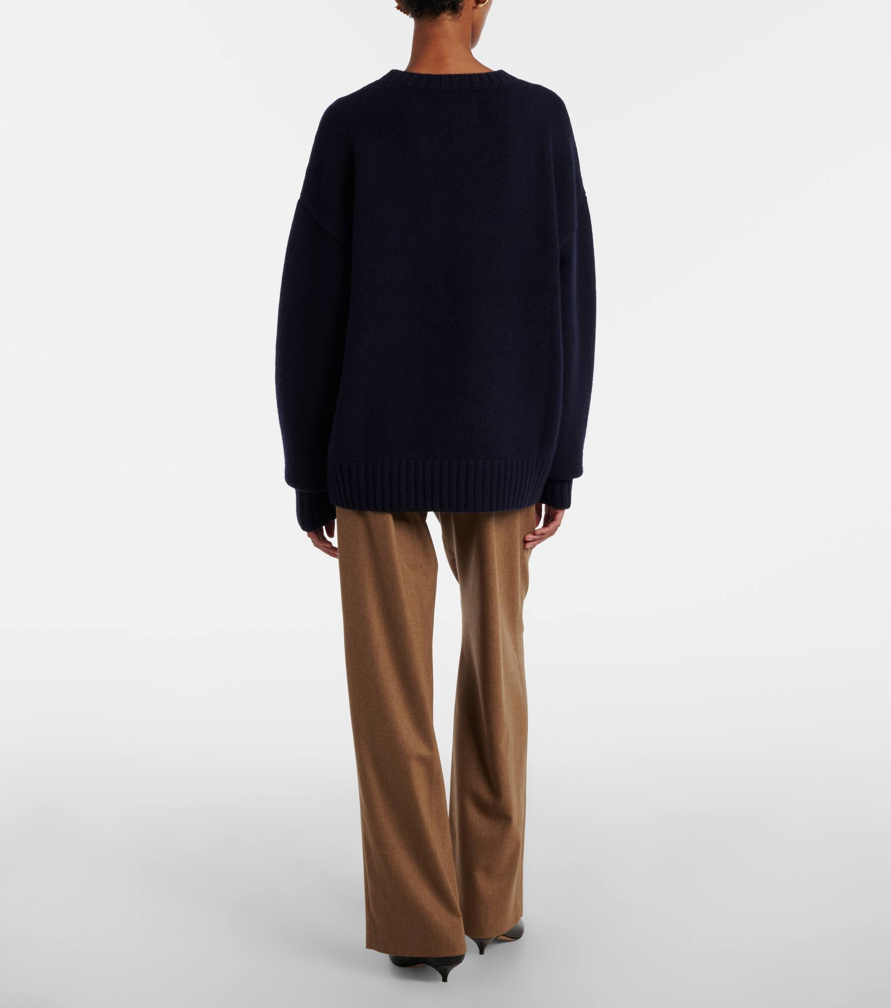 Lovely ribbed-knit cashmere sweater - 3