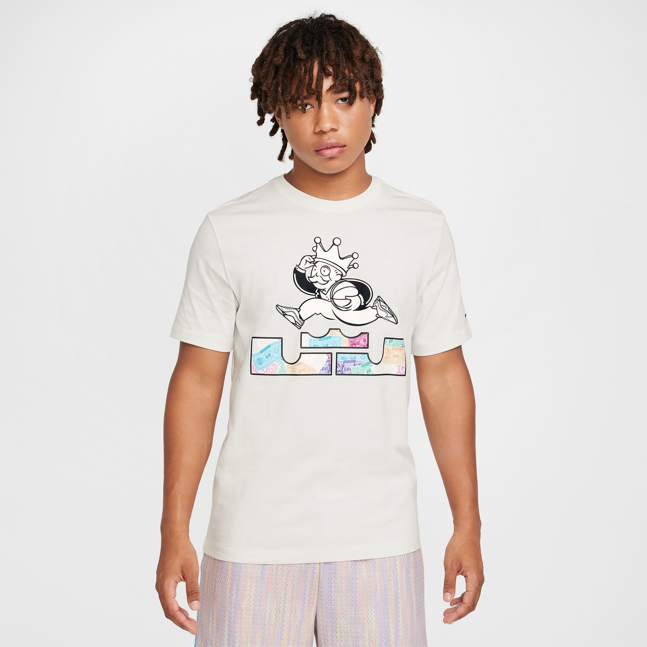 Nike Mens Nike LBJ T-Shirt-Monopoly - 1