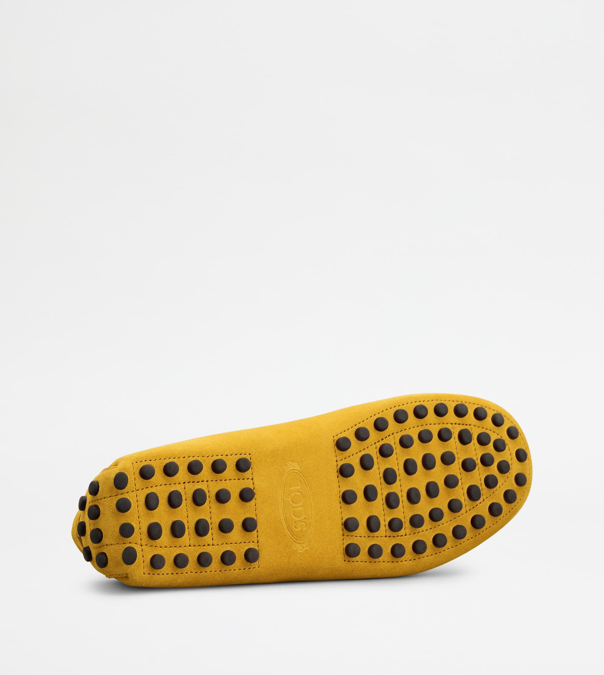 GOMMINO DRIVING SHOES IN SUEDE - YELLOW - 4