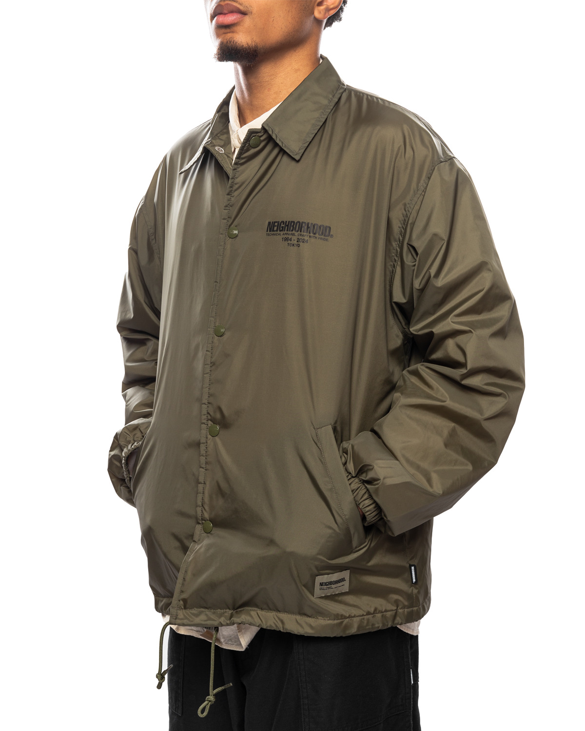 WindBreaker Coach Jacket 'Olive Drab' - 4