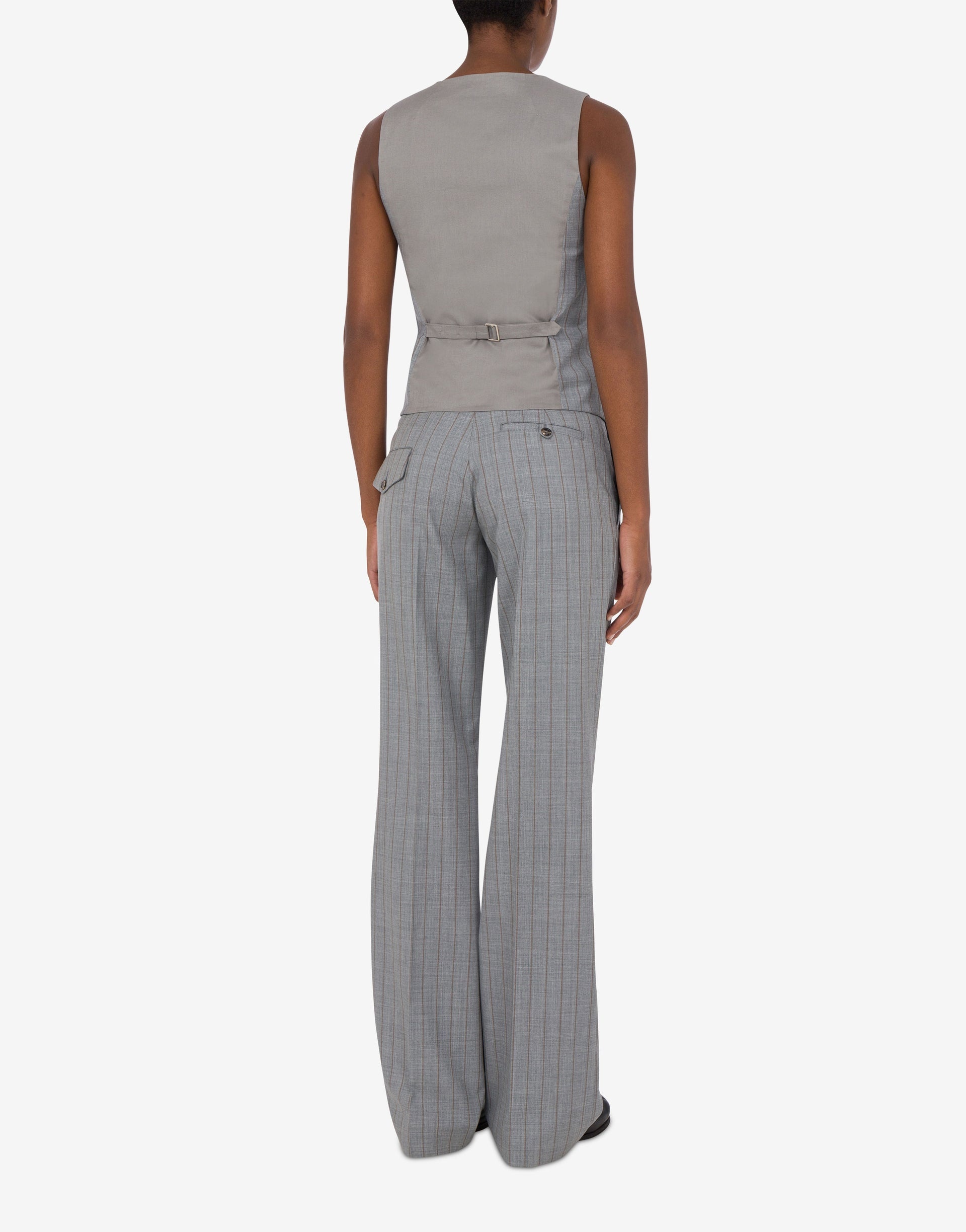 WOOL PINSTRIPE WAISTCOAT OFFICE INSPIRATION - 2