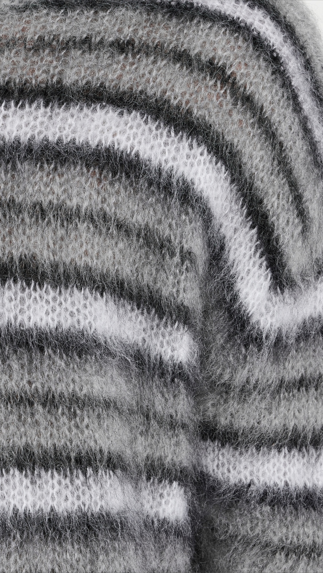 Striped Mohair Sweater - 5