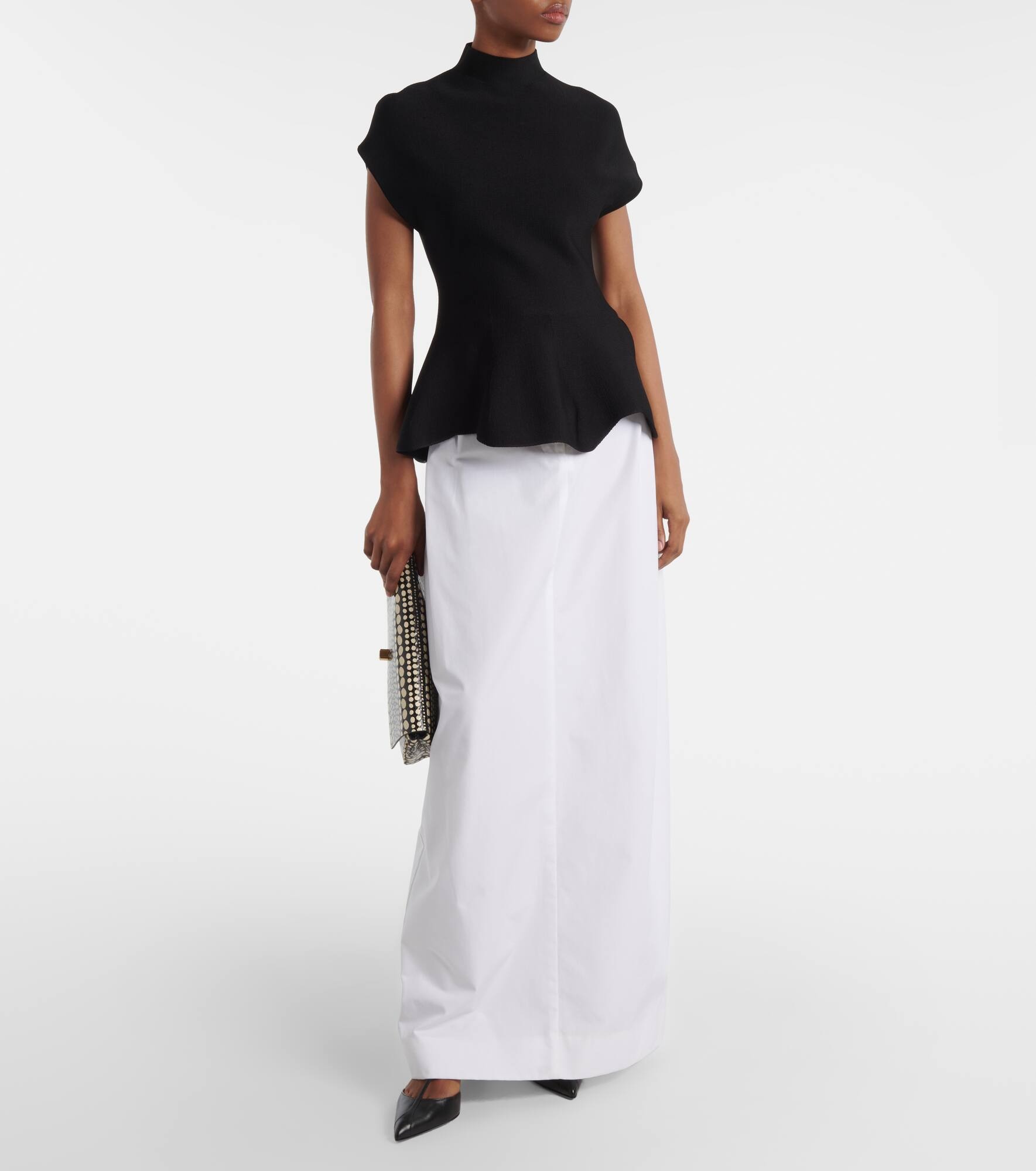 Lucian cotton poplin maxi skirt - 2
