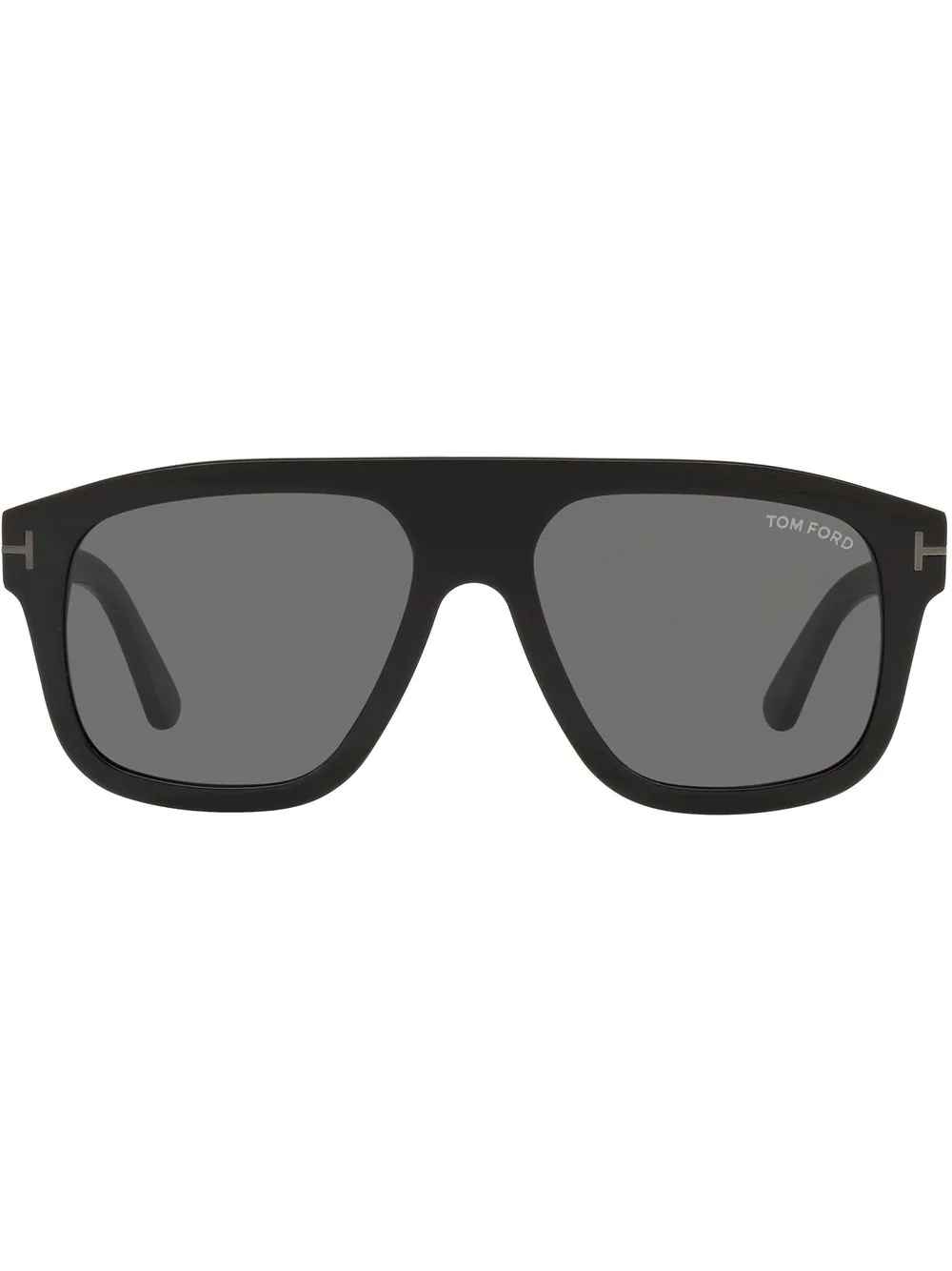 oversize-frame tinted sunglasses - 1