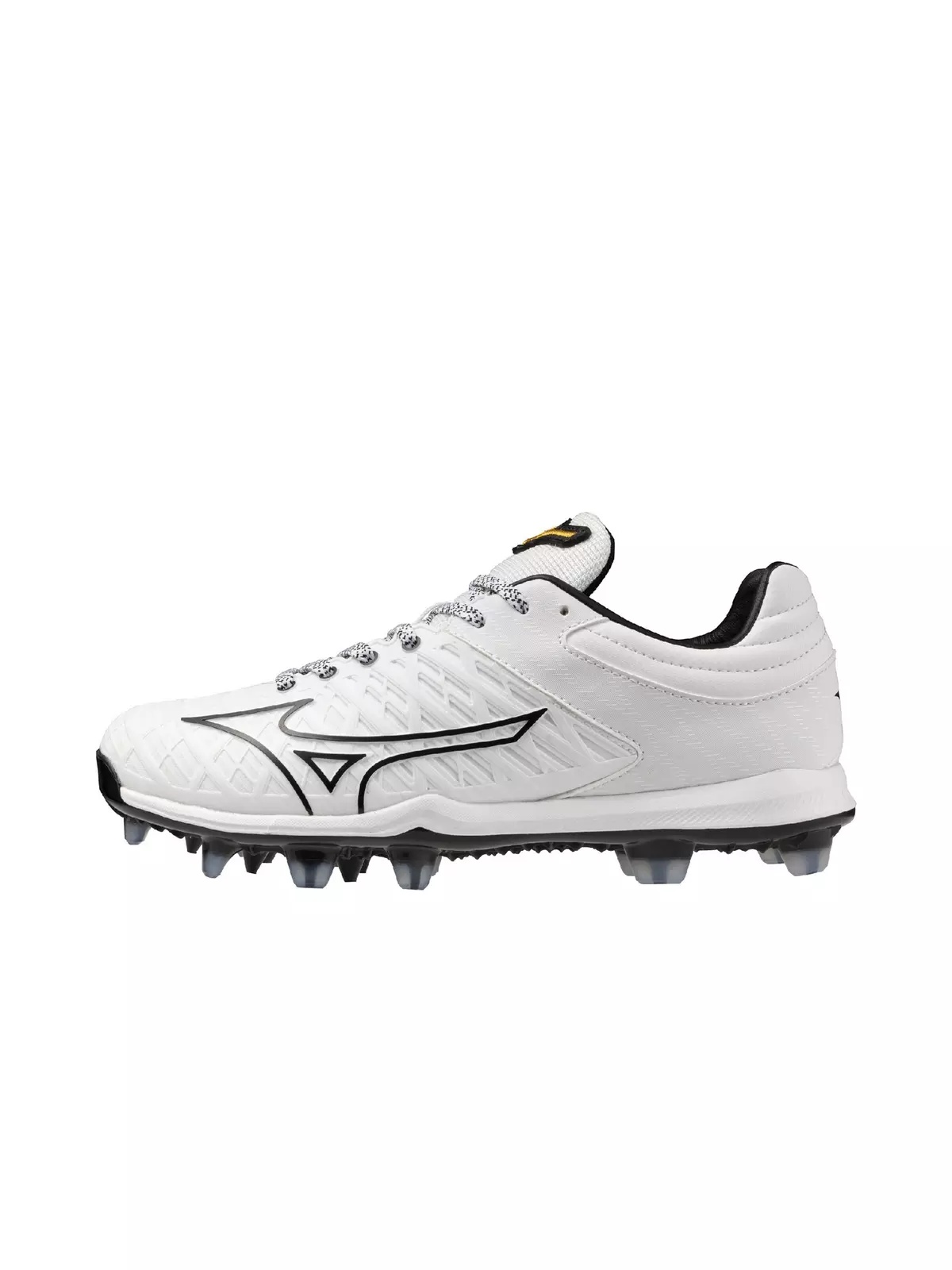 Pro Fastpitch TPU "White/Black" Women's Softball Cleat - 2