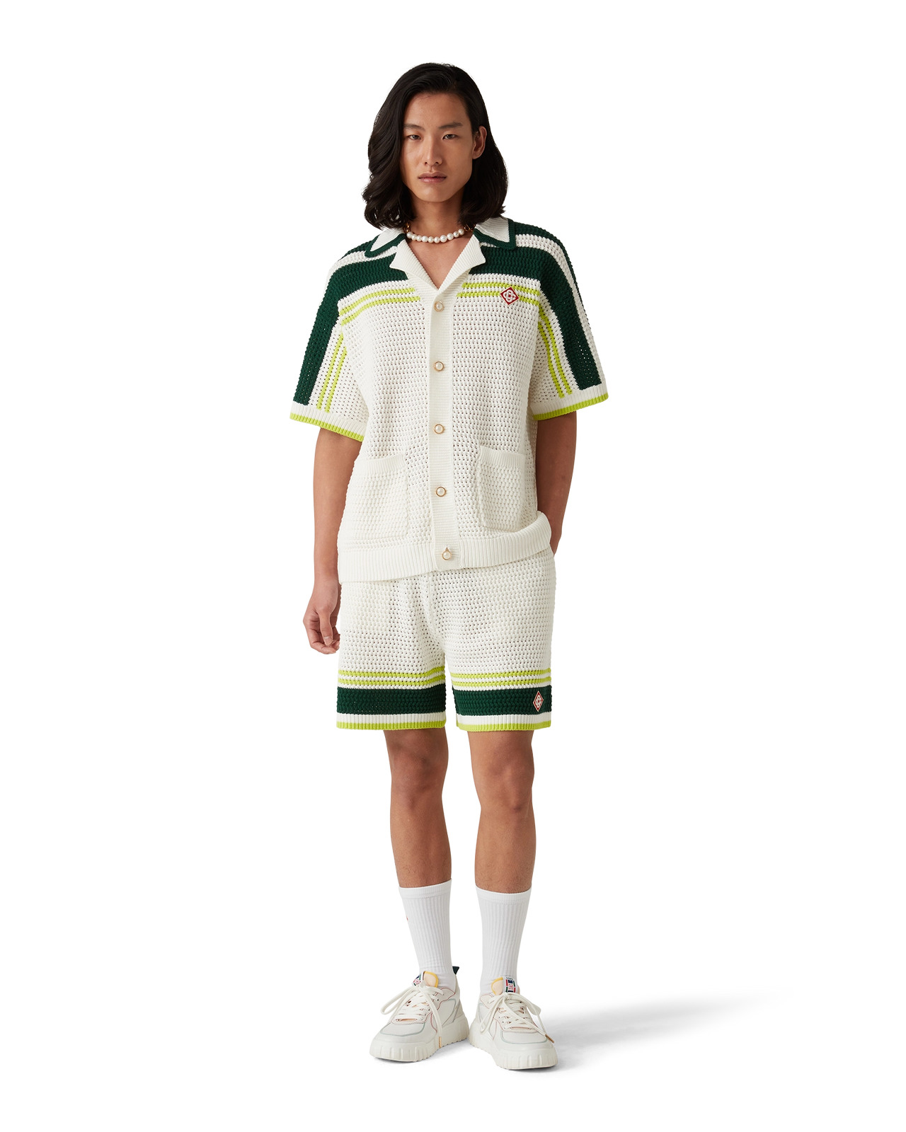 Crochet Tennis Shirt | Casablanca Paris - 2