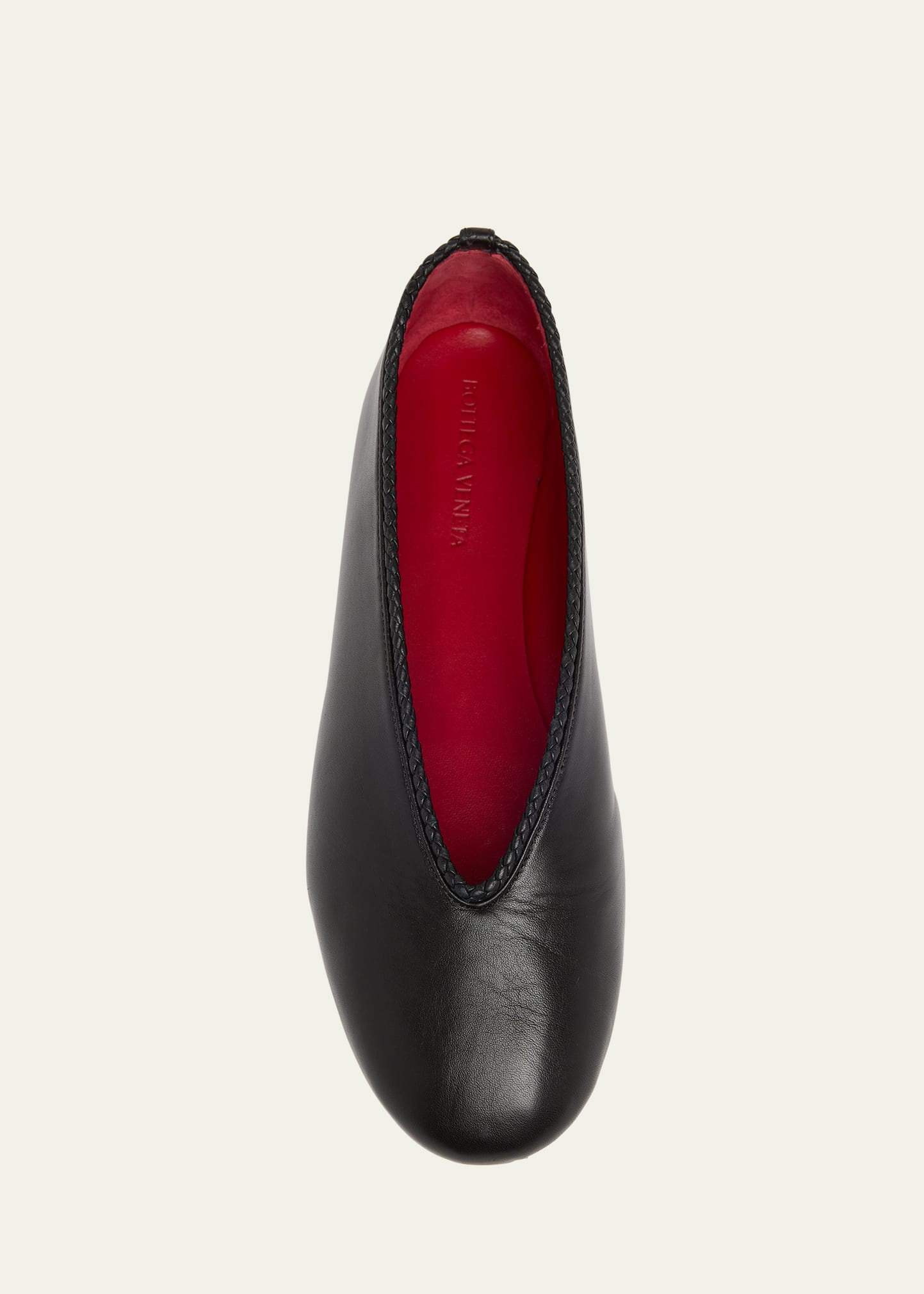 Lagoon Nappa Leather Ballerina Flats - 5