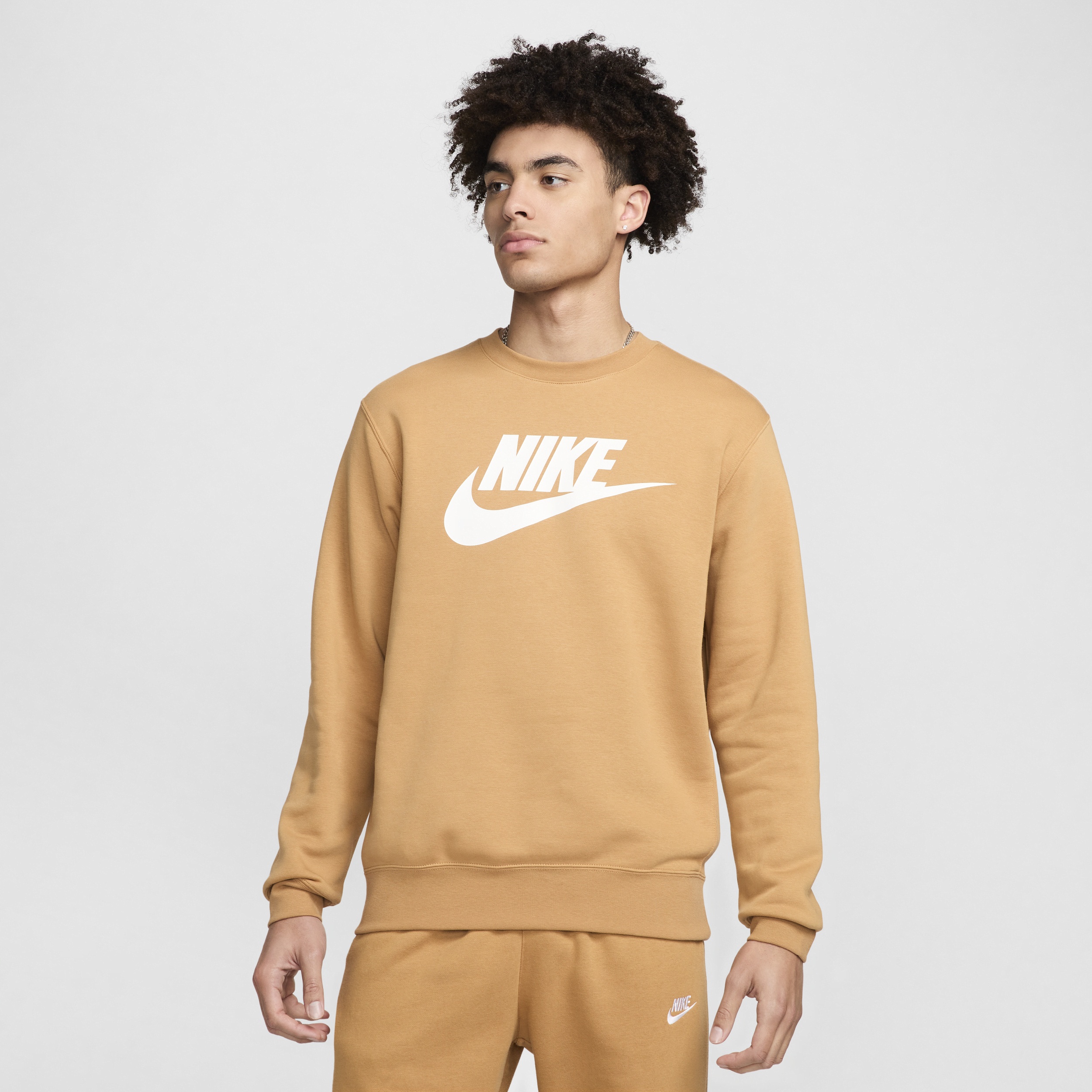 Nike Sportswear Club Fleece Men's Graphic Crew - 1