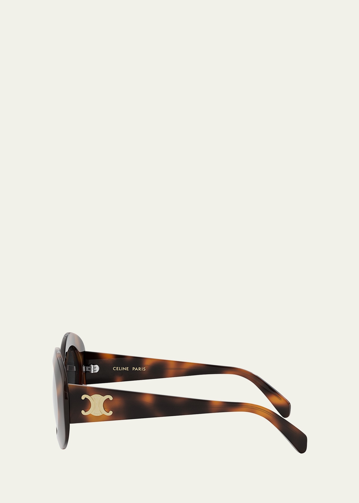 Triomphe Round Acetate Sunglasses - 3