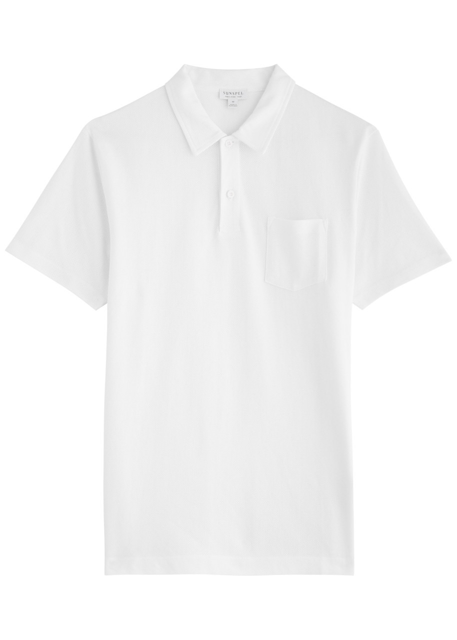Riviera piqué cotton polo shirt - 6