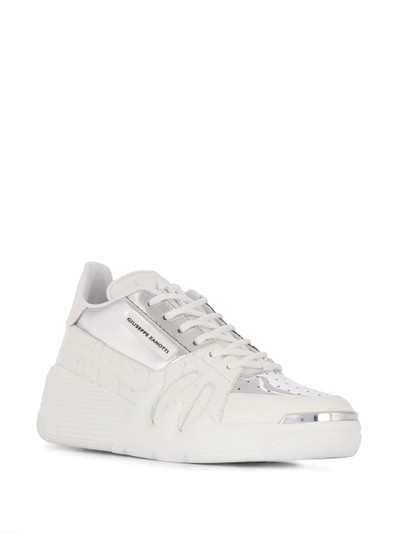 Giuseppe Zanotti metallic panels sneakers outlook