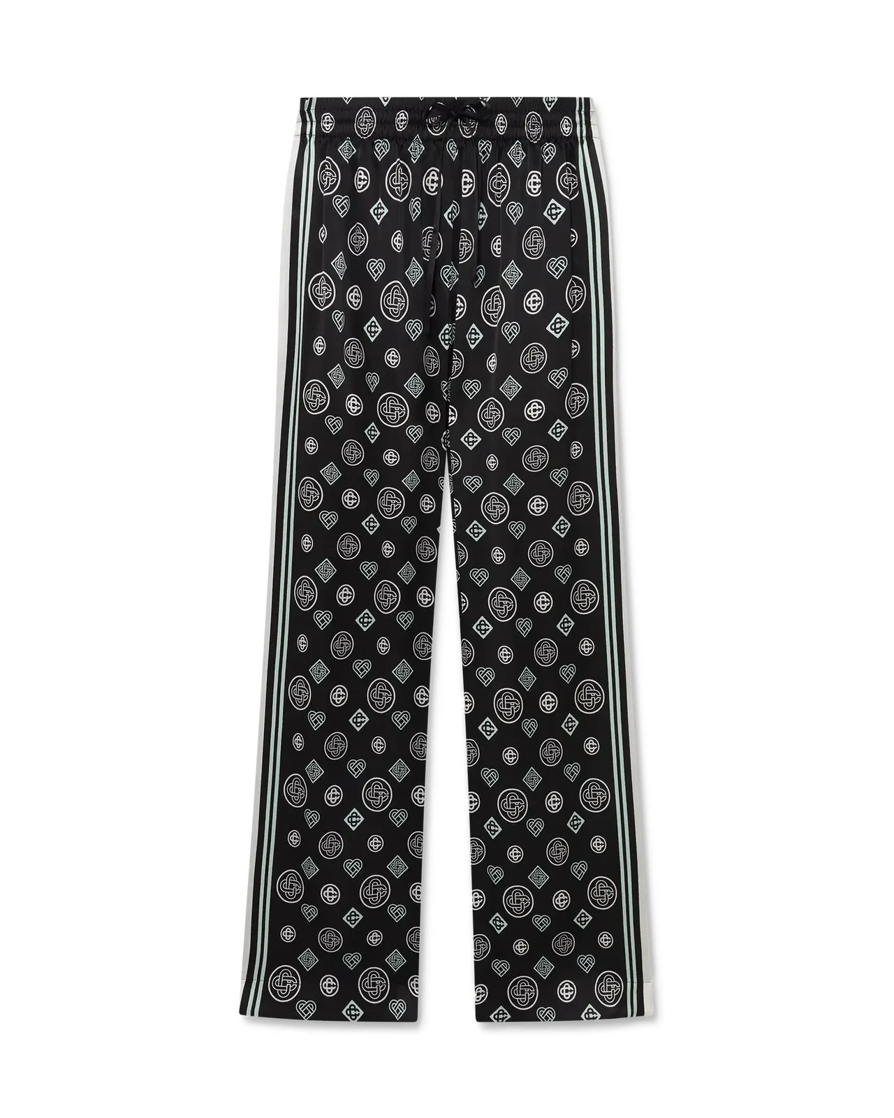 Monogram Pyjama Silk Satin Trousers | Casablanca Paris - 1