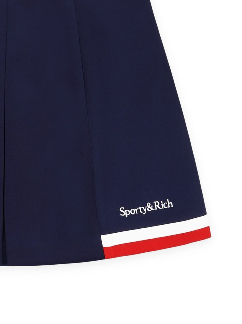 Sporty & Rich pleated panelled mini skirt outlook