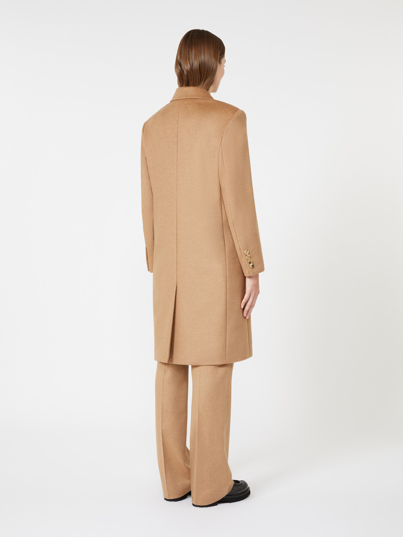 COSA Double-breasted camel coat 4