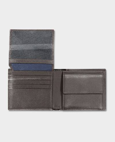Paul & Shark Leather and recycled fabric Wallet outlook